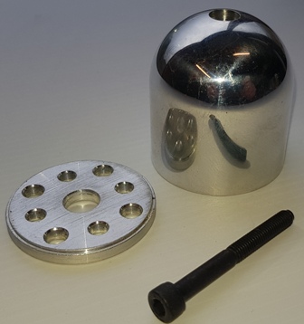 Aluminium Domed Spinner 2"
