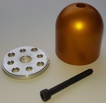 Aluminium Domed Spinner 1.75